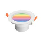 Triac Dimmable RGBW LED Downlight With High Efficiency, High CRI, Smart Control