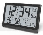 Function In-Out Temperature and Humidity RC Alarm Clock with LUMINOVA