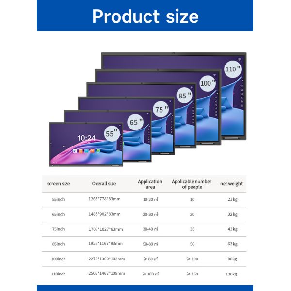 ​School Teaching Smart Interactive Whiteboard All In One Conference Interactive Whiteboard