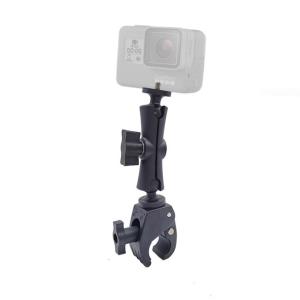 China 9cm 100g Double Socket Arm Extension 1x1'' Ball Phone Bracket For Motorcycle on sale