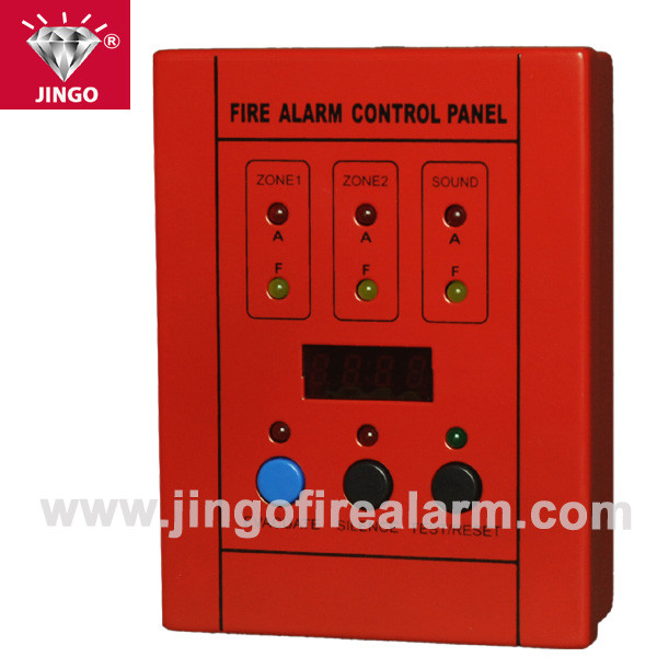 Conventional fire alarm systems master control panel 2 zones