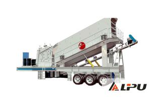 High Efficiency Hard Stone Mobile Crushing Plant , Impact Crusher Station