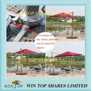 Buy cheap 3.0 *3.0m Square Rome Umbrella for Patio and Garden product
