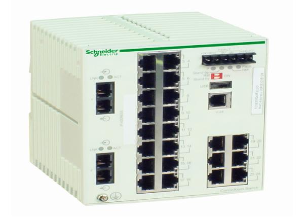 Quality Schneider Electric TCSESM243F2CU0 Ethernet Tcp/Ip Connexium Managed Switch for sale