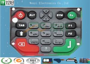 Buy cheap Custom Membrane Keypad , Silicone Numeric Keypad High Gloss Oil Treatment product