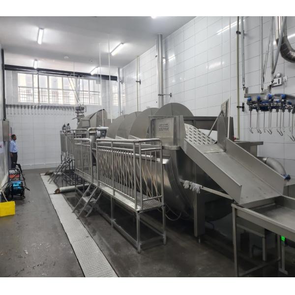 Quality 380V Poultry Butcher Machine Spiral Chicken Chiller Machine Customized for sale
