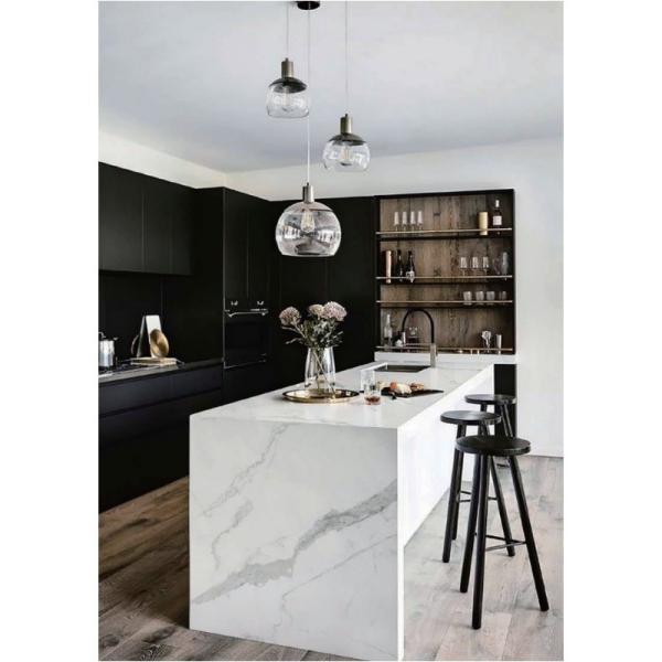 Quality Natural Texture Style White Quartz Countertops Water Absorption 0.1% for sale