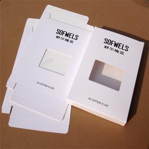 Men's Underwear Paper Packaging Box with Clear Window
