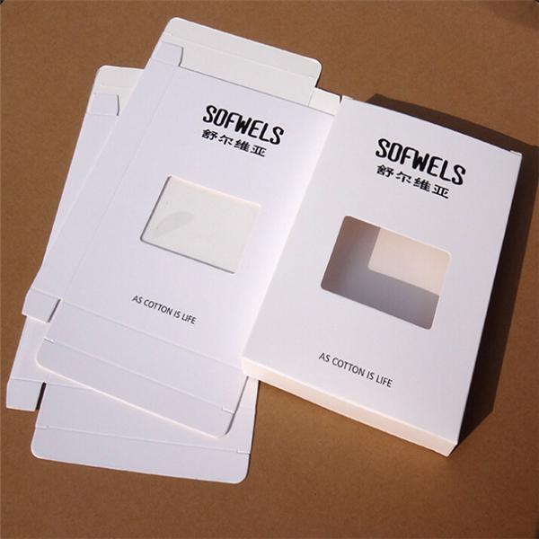 Quality Men's Underwear Paper Packaging Box with Clear Window for sale