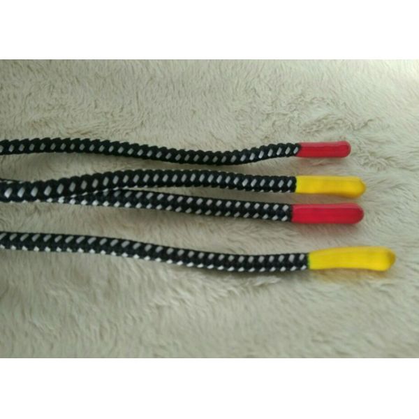 Handmade Shiny Silicone Ending Rubber Zipper Puller With 3mm Polyester String