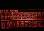 Indoor Single Red Colour LED Moving Message Display , led scrolling signs