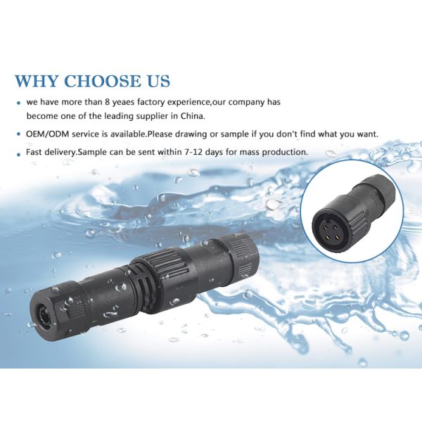 A18 Self Lock 2/3/4 Pin Waterproof Connector Plug IP68 High Level