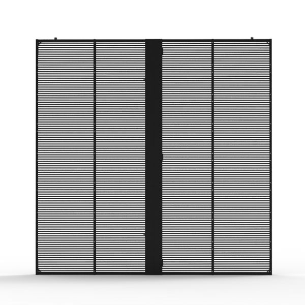 Customized Full Color Transparent Display Screen For Building Facades / Glass Curtain Walls