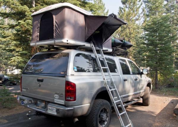 Quality Off Road Hard Shell Pop Up Roof Top Tent Automatic Type 210x125x95cm Unfold Size for sale