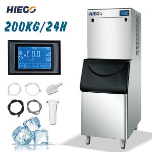 Buy cheap Ice Cube Maker 200KG/24H Machine Full-Automatic Ice Bin Maker product