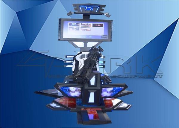 Quality Virtual Reality Fighting Shooting Game Machine 9D VR Gatling Gun 360 Cinema Simulation for sale