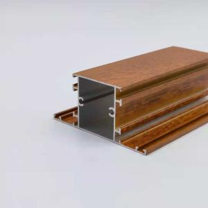 Buy cheap Libya Algeria Wood Finish Aluminium Profiles Powder Coated Aluminum Extrusions product