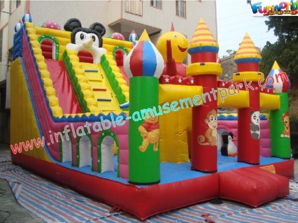 Quality Giant Octopus PVC Commercial Inflatable Slide Combo Games With Customised for sale