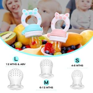 China Infant Harmless Silicone Food Teether Pacifier Multicolor Durable on sale
