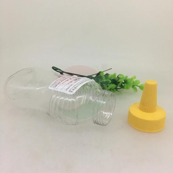Quality Airtight 450ml 550ml 580ml Clear Plastic Honey Jar for sale
