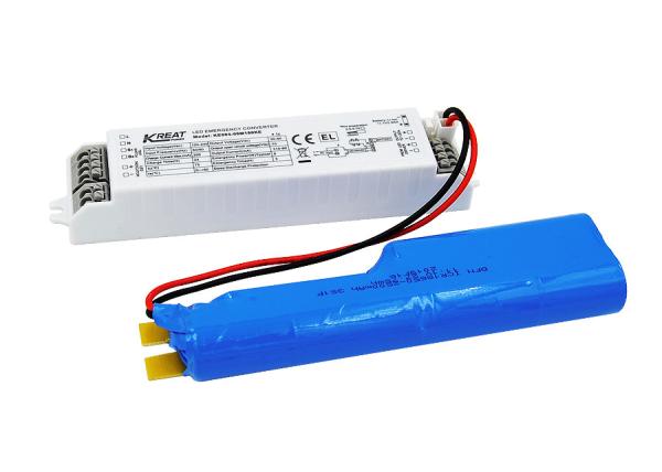 Quality LED Emergency Driver Power 6W Emergency Time 3h & External Li-ion Battery KE004-06M180KE for sale