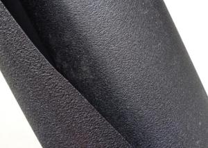Textured HDPE Geomembrane Single Side Black Color For Cofferdam Construction