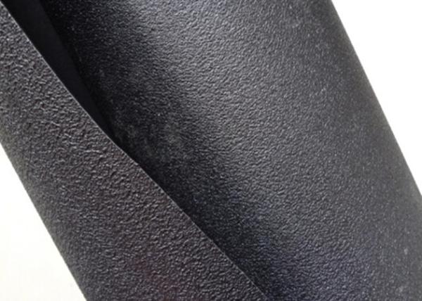 Quality Textured HDPE Geomembrane Single Side Black Color For Cofferdam Construction for sale