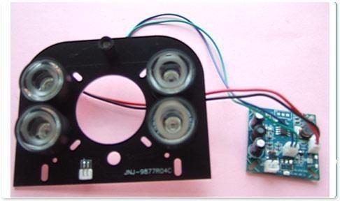 Quality Four High Power LEDs Solution Complies With Rectangle Side Protective Model Camera for sale
