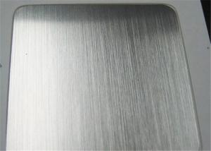 China High Hardness Brushed Aluminum Sheets , Brushed Aluminum Sheet Metal Different Customized Color on sale
