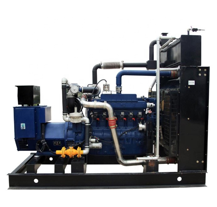 Soundproof Canopy 350KW Natural Gas Generator Set for Russian Market Rated Current 630A
