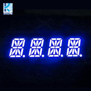 Buy cheap Alphanumeric 16 Segment LED Display 4 Digit 0.39 Inch Blue Green Color product