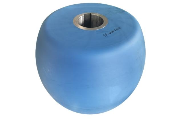 Quality Blue Color Polyurethane Coating Wheels Customized Heavy Duty Industrial Wheels for sale