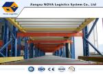 Metal Storage Roller Pallet Racking High Density For Supermarket Warehouse