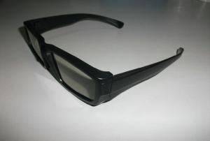 China Imax Linear Polarized 3D Glasses With ABS Black Plastic Frame on sale