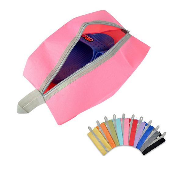 Quality Zipper Closure Shoe Storage Pouches Durable Multifunctional Polyester Fabric for sale