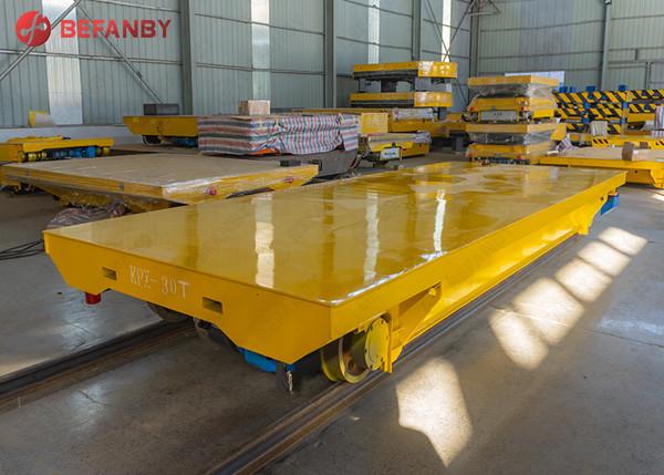 Quality Rail Move Electric Battery Powered Cart 2ton Remote Control for sale