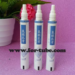 China Collapsible Aluminum Pharmaceutical Tubes with Extend Nozzle for Eye Ointment on sale