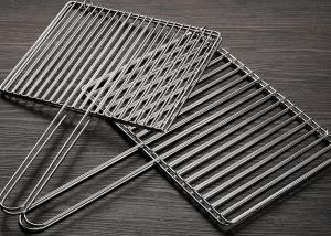 China SGS CE Barbecue Grill Wire Mesh Net 230mm 240mm Dustproof Easy Clean on sale