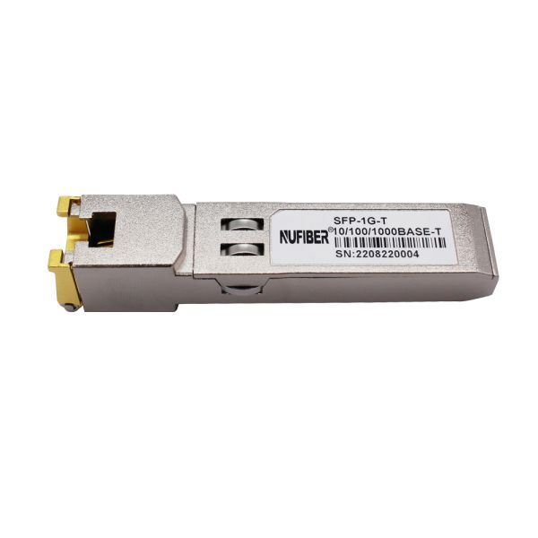 10 / 100 / 1000BASE-T Copper SFP Transceiver RJ45 100m Module