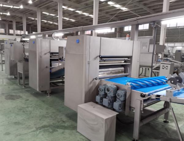 Quality Changeable Size 300kg/H Automatic Arabic Pita  Bread Production Line for sale