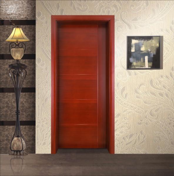 Quality Customize Size red Solid Oak Internal French Doors SGS Approved for sale