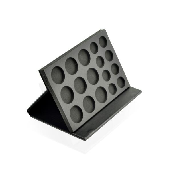 Quality Adjustable Angle Empty Eyeshadow Palette Black Foldable OEM Service for sale