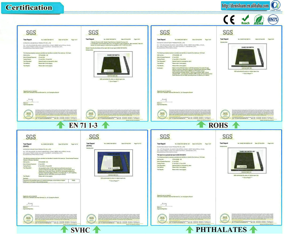 Eco Friendly Craft Foam Sheets 500x500mm Closed Cell For Costume / DIY