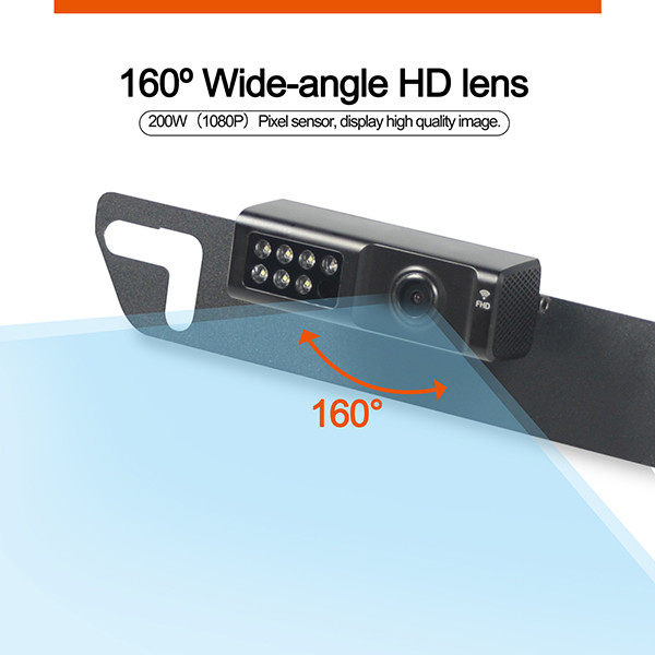 5 Inch Color Monitor 984ft RV Wireless Backup Camera Built In DVR