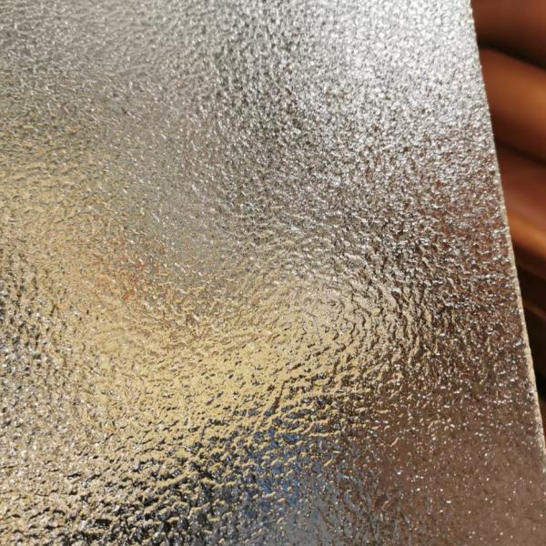 Quality Customized Clear Patterned Glass Kasumi Flora Crystal Figured for sale