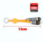 Data Transfer USB Extension Cable 2 In1 Micro Lightning 2A 25cm Length Customize