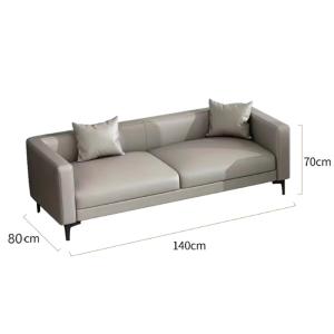 Customizable Foam Filled Sofa in Synthetic Leather for Customized Environments