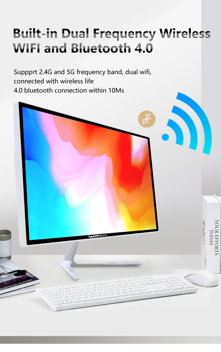 21.5 Inch All In One Computer Core I3 I5 I7 PC Desktop Computer With Call Center Support