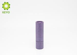 Custom Made Empty Lipstick Containers , Handmade Paper Lip Balm Tubes
