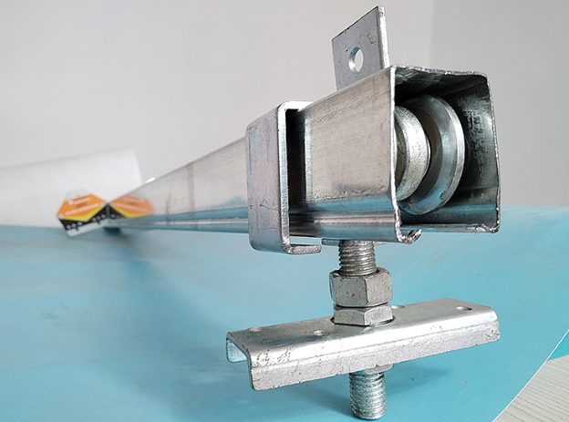 Interior Temporary Folding Door with Gate Wheel and Industrial Fold Door Slide Track